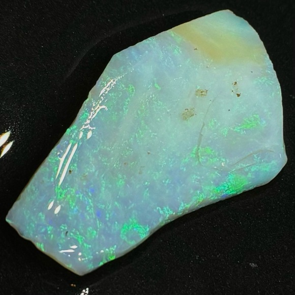 Thick Colorful Bar Of Brazilian Horca Opal 17.60 Cts Majestic Pattern And Colors - Picture 1 of 4